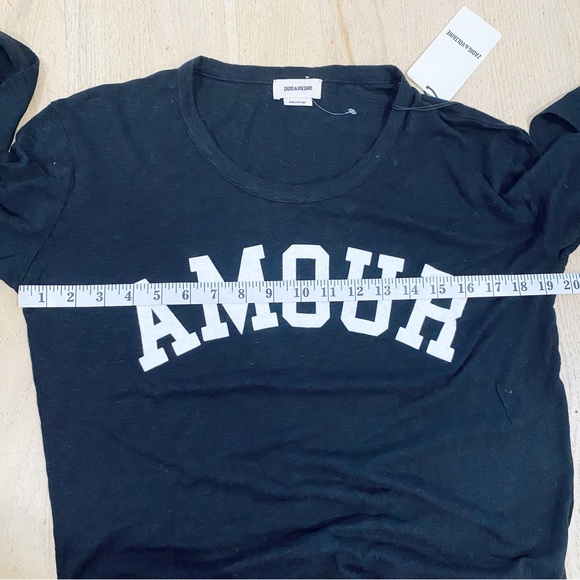NEW Zadig and Voltaire amour long sleeve - Picture 5 of 6